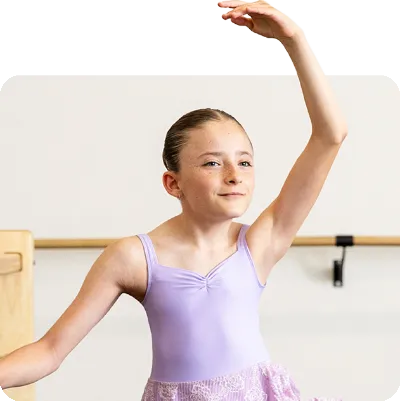 little girl ballet dancer